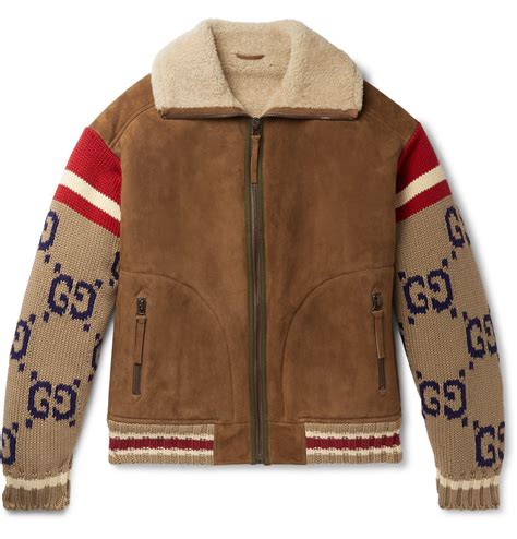 gucci sherpa jacket|gucci coats for women.